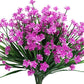 Outdoor Artificial Flowers(2 bundles）Free postage Delivered to your door