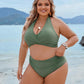 🩱2025 HOT SALE👙 Tummy Control Swimsuits Modest High Waist Bikini Sets