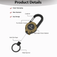 🔑 Last Day Special Price £9.77 ! 🔥Buy 1 Get 1 Free🎣 Retractable Carabiner Keychain – 65cm steel lanyard, 100,000 pull cycles. Lightweight & sturdy. No more fumbling for keys! 🧗✨