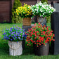 Outdoor Artificial Flowers(2 bundles）Free postage Delivered to your door