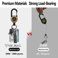 🔑 Last Day Special Price £9.77 ! 🔥Buy 1 Get 1 Free🎣 Retractable Carabiner Keychain – 65cm steel lanyard, 100,000 pull cycles. Lightweight & sturdy. No more fumbling for keys! 🧗✨