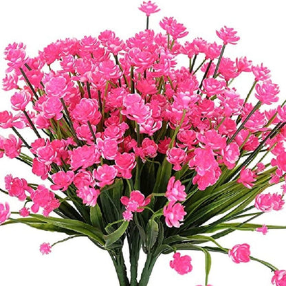 Outdoor Artificial Flowers(2 bundles）Free postage Delivered to your door