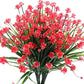 Outdoor Artificial Flowers(2 bundles）Free postage Delivered to your door