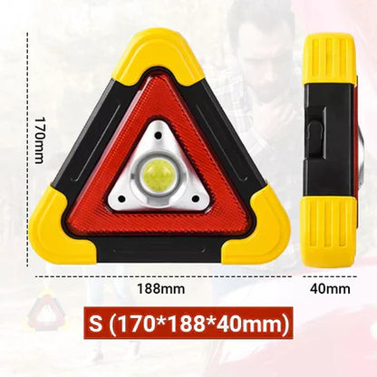 🔥2025 New Arrival🔥3-IN-1 Solar Emergency Triangle Warning Light at the Roadside