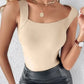 🏆 Last Day Special Price £8.99 ! 💐 Women’s U-Neck Tank Tops with Built-In Bra