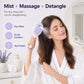 💖LAST DAY SALE ONLY ￡15.99!!💖Electric Spray Air Cushion Massage Comb💨| Self-Cleaning Anti-Tangle ✨ | Perfect for Dry, Brittle Hair 💧🌟