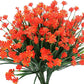 Outdoor Artificial Flowers(2 bundles）Free postage Delivered to your door