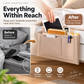 🥳2026 HOT SALE🥳💞50K+ SOLD! 🛏️ Bedside Hanging Storage Bag‑Multi‑Pocket Bed Caddy Organizer, Felt Hanging Pouch for Dorm Bunk Bed Hold Tablet Book Phone Stationery
