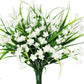 Outdoor Artificial Flowers(2 bundles）Free postage Delivered to your door