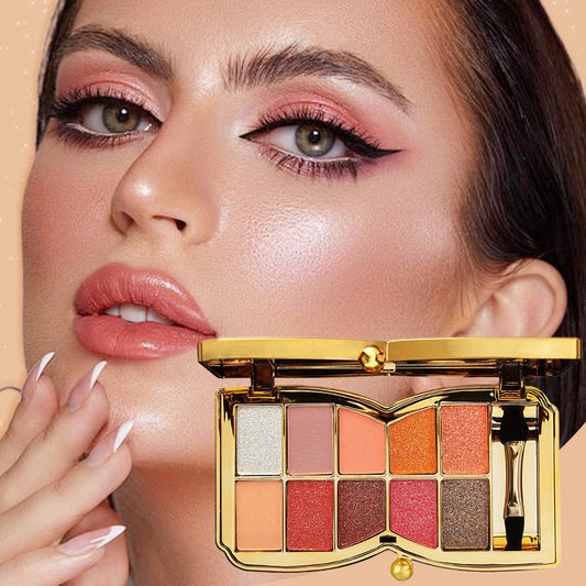 10 Colors Glitter Eye Shadow Palette（Free worldwide shipping 🌍）