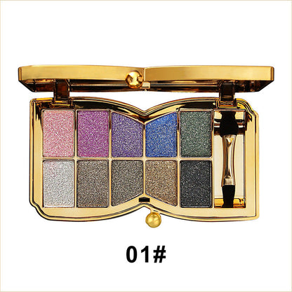 10 Colors Glitter Eye Shadow Palette（Free worldwide shipping 🌍）