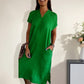 V-Neck Short Sleeve Slit Dress for Women(🔥FREE SHIPPING🔥)