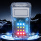 Multifunctional 2 LED Flashlight Magnetic Working Light