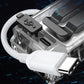 Multifunctional 2 LED Flashlight Magnetic Working Light