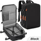 Large Capacity Light Travel Full-open Suitcase Backpack