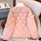 Women's Winter Button Down Quilted Jacket