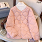 Women's Winter Button Down Quilted Jacket