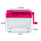 Mini Hand Crank Paper Document Shredder