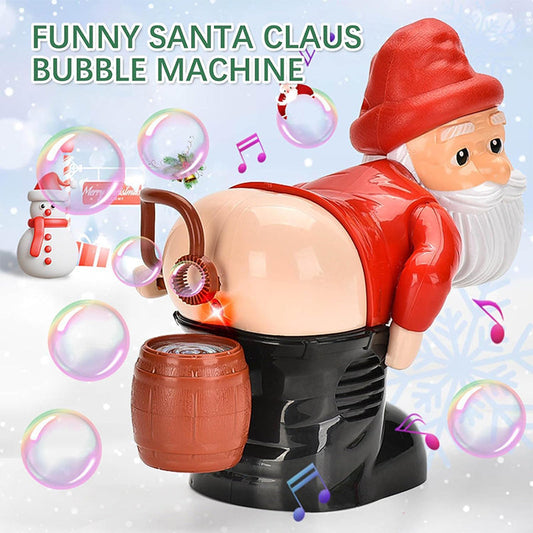 Machine à Bulles Amusante de Père Noël