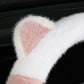 ⏰Universal Non-slip Soft Cute Cat Ears Plush Steering Wheel Cover🐼😽