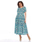 🎉Summer Patterned Chiffon Dress