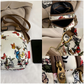 Women's Fashion Print Multi-Layer Shoulder Bag