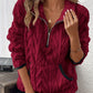 🔥LAST DAY SALE 60% OFF!!💥Only £17.99!!Half-Zip Fuzzy Sweatshirt 🍂 | Cloud-Soft + Roomy Pockets – Comfy Daily/Lounge