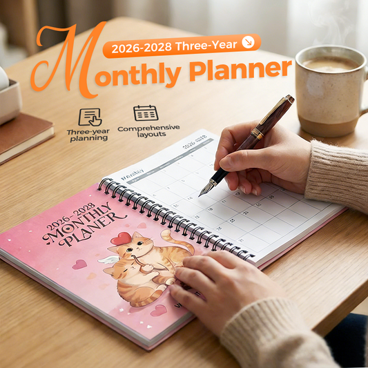 2026-2028 Three-Year Monthly Planner