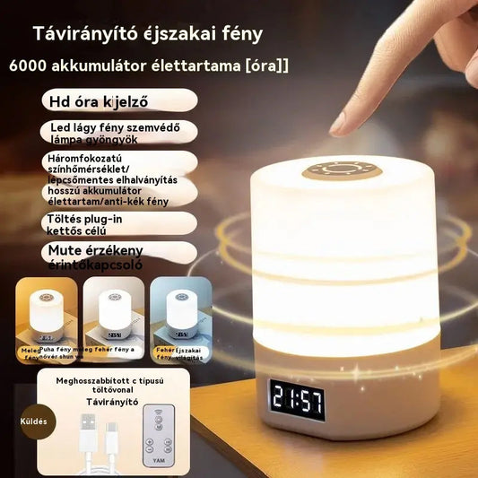 LED Eye-Care Soft Glow Bedside Lamp
