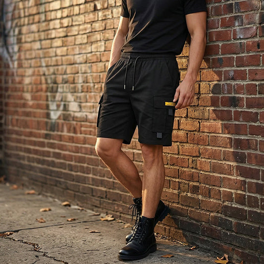 🔥2026 super popular shorts🔥Men's Casual Cargo Shorts with Drawstring Waist