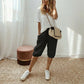 🌿 Women's Casual Cotton Linen Capris