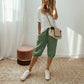 🌿 Women's Casual Cotton Linen Capris