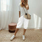 🌿 Women's Casual Cotton Linen Capris