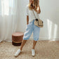 🌿 Women's Casual Cotton Linen Capris