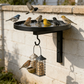 🐦Wall-Mounted Metal Bird Bath – Antique Bronze Finish 🏡