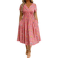 😍2026 NEW SALE-50% OFF🌿Women's V-Neck Floral Print Dress with Twist Waist